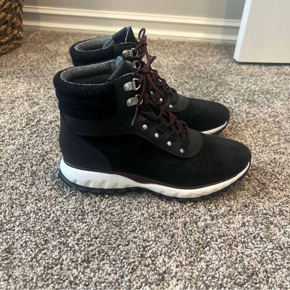 Cole Haan Women’s Boots Grand Explore Waterproof Black 8